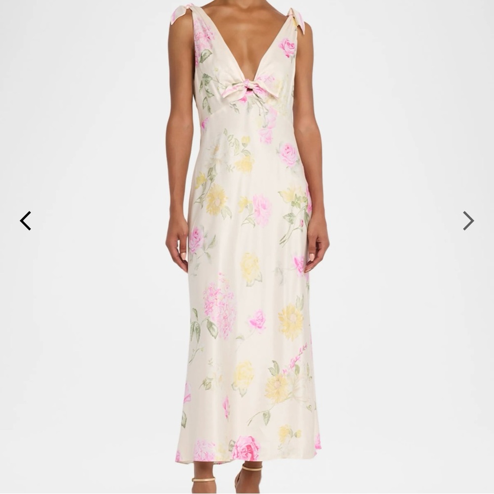 LoveShackFancy Perri Dress in Sunlit Rose